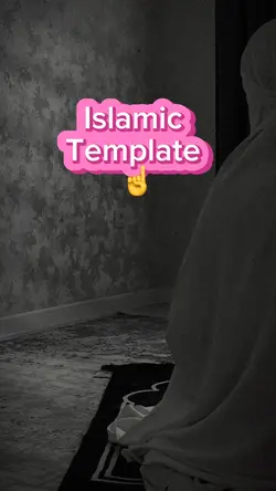 Islamic template (☝️🗣️