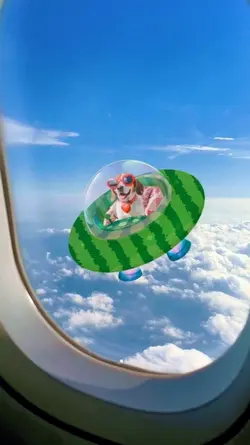 スイカUFOに乗ろう!!