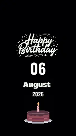 hbd 06 August 