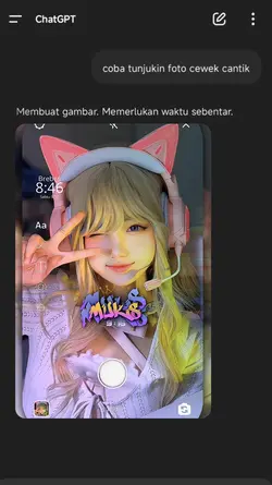 Cewek cantik ChatGPT