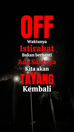 Off istirahat