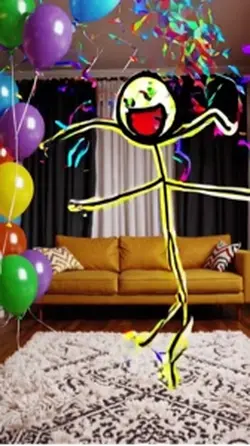 The Happy  Stickman
