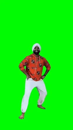 Man Bhangra Dancing