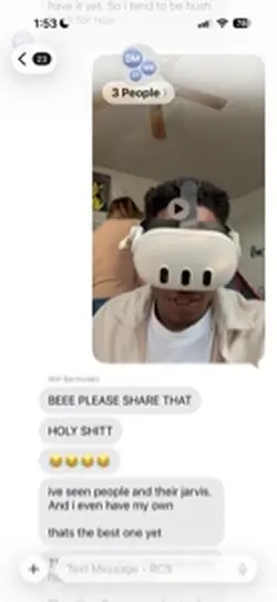 Ai vision in oculus!