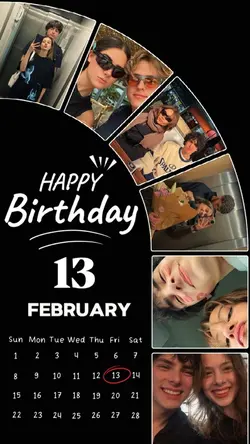 Birthday 13 February
