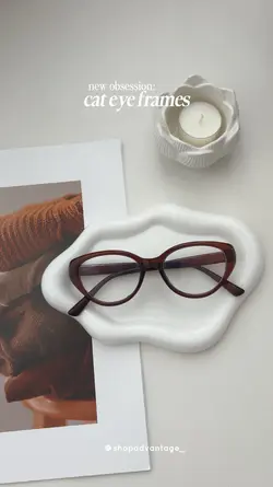 cat eye eyeglasses 