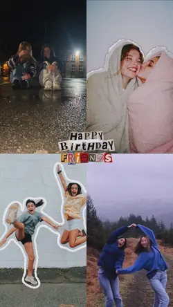 birthday collage
