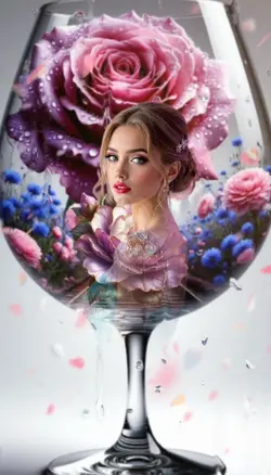 TAÇA DE FLORES 