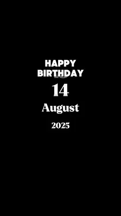 Hbd 14 august 2025