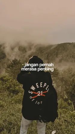 jangan pernah merasa
