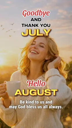 HELLO AUG, BYE JULY