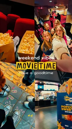 Movie date with BFFs
