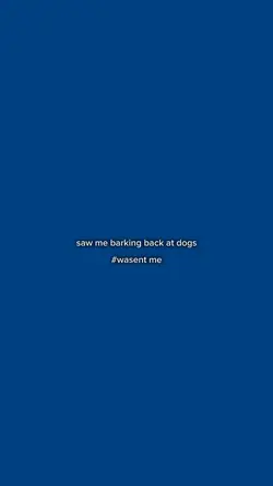 wasent me
