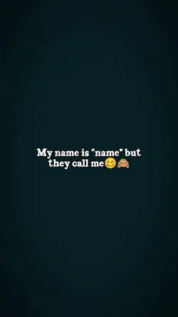 they call me names