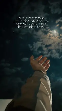 Ketenangan jiwa..
