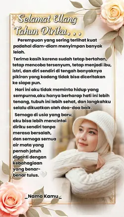 Selamat ultah diriku