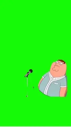 peter is singing
