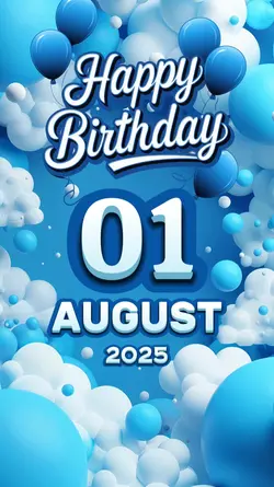 HBD 1 AUGUST KIDS