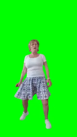 Crazy Dancing Lady