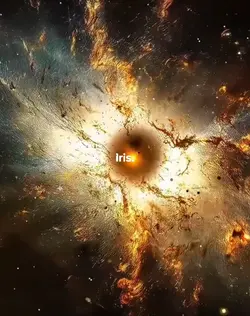 Iris eye galaxy 