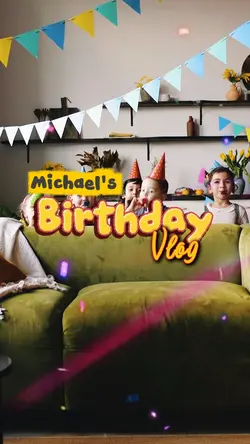 Kids birthday vlog
