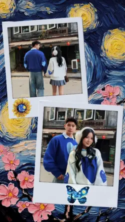 BLUE AESTHETIC FRAME