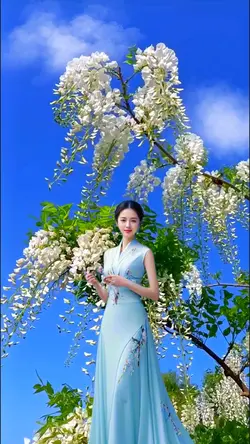 In the flowers