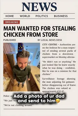 Dad prank