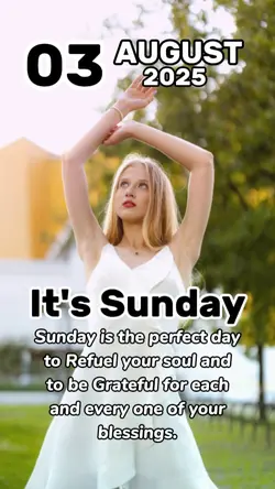 Sunday, August 3