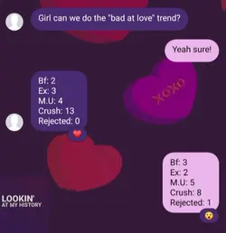 bad at love trend