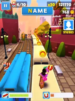 SUBWAY SURF LETTE