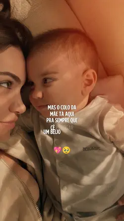 O colo da mãe...
