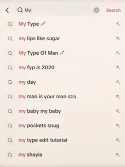 My type