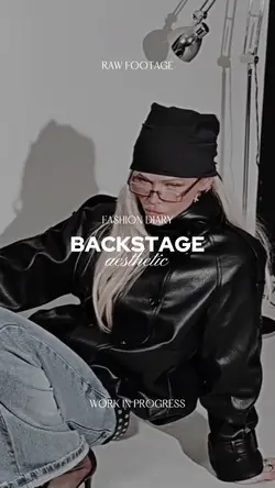 Backstage vlog