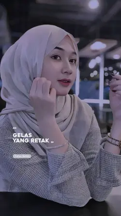 gelas yang retak