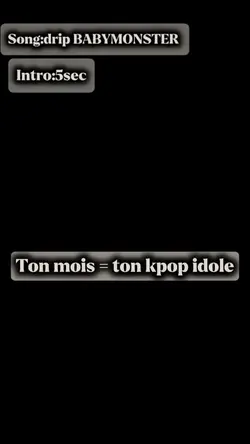 Ton mois ton idole 