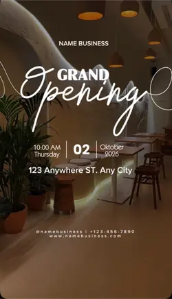 STORY: GRAND OPENING