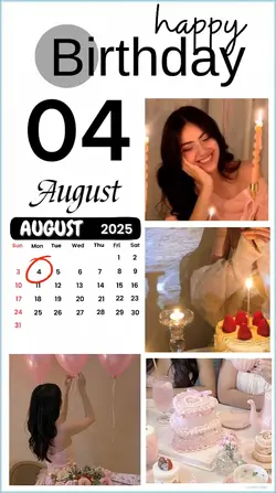 birthday 04 August 