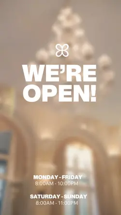 We’re open
