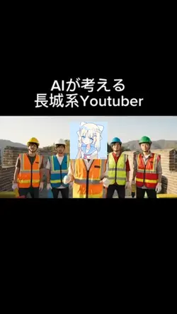 AIが考える長城系Youtuber #万