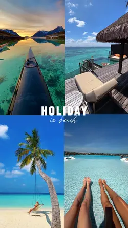Holiday in beach