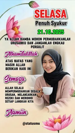 Selasa 21 Oktober