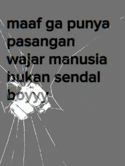 manusia bukan sendal