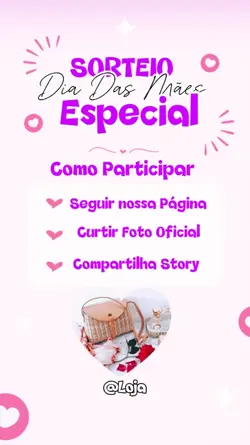 SORTEIO DIA MAES