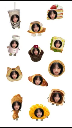 ghép mặt vô đồ ăn
