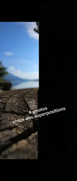4 photos + superposé