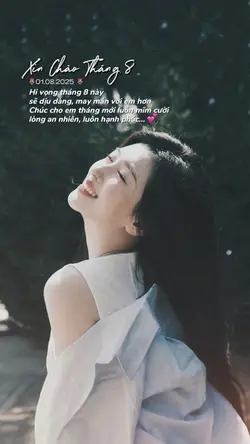Xin Chào Tháng 8❣️