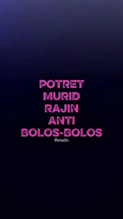 potret murid rajin 