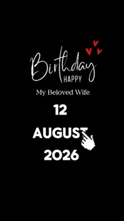HBD WIFE 12 AUGUST