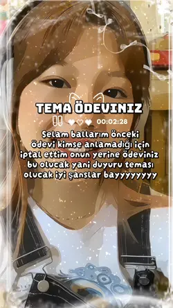 Tema ödeviniz